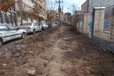 شروع اجرای فاز اول طرح همسان‌سازی پیاده‌روهای خیابان امام محمد غزالی پاوه