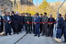 افتتاح پروژه آسفالت آرامستان میگوره شهر بانه وره پاوه