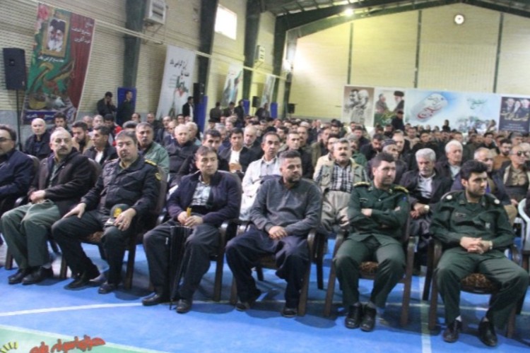 نمایش اقتدار بسیجیان پاوه همزمان با 5 آذر
