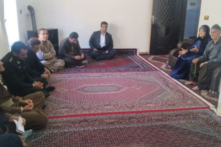 دیدار و سرکشی از خانواده معظم شهدا در شهر نوسود