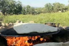 نان ساجی میراثی برگرفته از قلب زاگرس