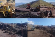 سایت زباله دانی شهرداری نوسود فنس کشی شد