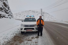 رئیس اداره راهداری پاوه: بارش 20 سانتیمتری برف در سه راهی شهداء پاوه