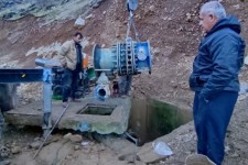 تعمیرات شبانه خط انتقال آب هانی کوان  به پاوه