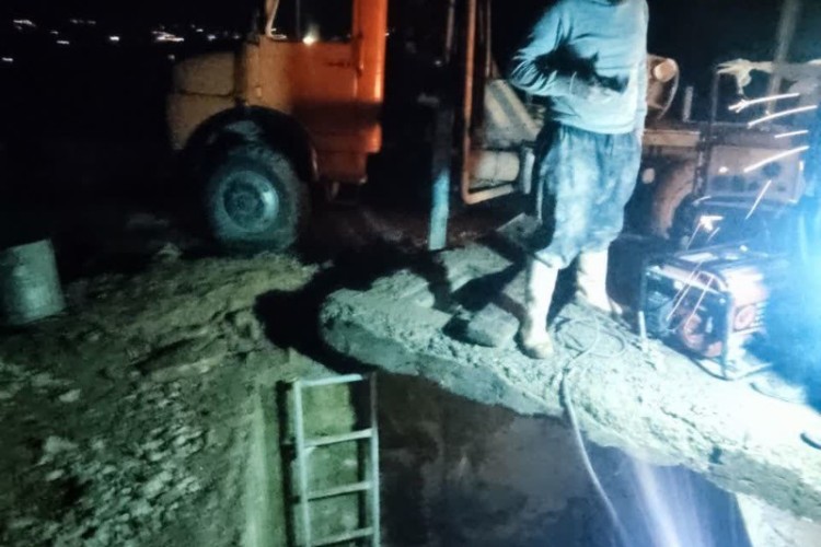 رفع مشکل خط انتقال لوله آب شرب هانی کوان به پاوه