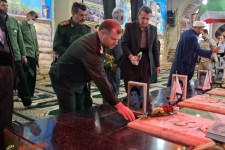 غبارروبی مزار شهدای پاوه بمناسبت سالروز شهادت سردار دل ها