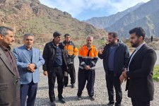 بازدید سرپرست اداره کل راهداری استان از راهدارخانه هجیج پاوه