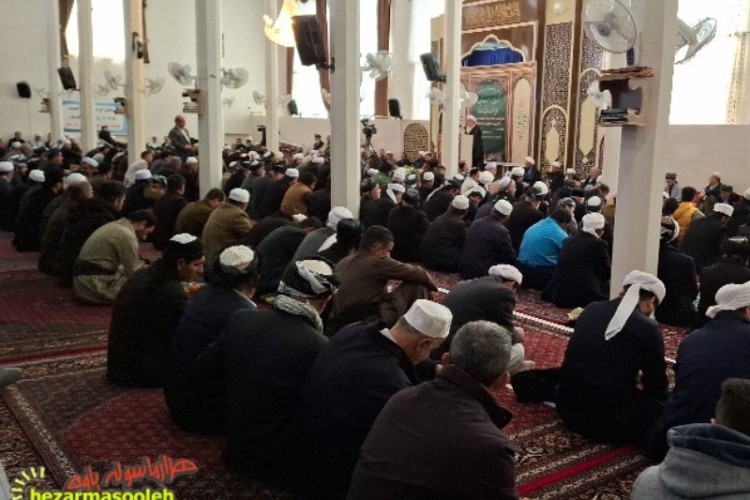 گردهمایی روحانیون اهل سنت استان کرمانشاه در مسجد جامع پاوه برگزار شد