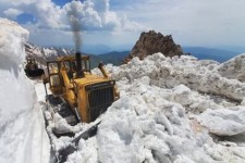 ارتفاع برف در گردنه ژالانه به یک متر رسید