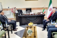 رئیس اتاق بازرگانی استان حلبچه با فرماندار پاوه دیدار کرد