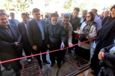 آیین افتتاح موسسه خیریه اخوت در روستای شمشیر پاوه با حضور مسئولان برگزار شد