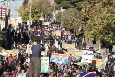 فریاد استکبار ستیزی در پاوه پیچید