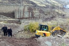 بازدید شورا و شهردار نودشه از  سطح شهر به منظور بررسی وضعیت دفع روان آبهای شهری