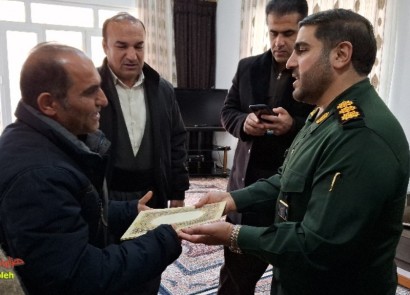 دیدار با خانواده معظم شهدا در شهر نودشه