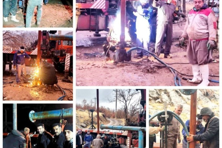 چاه آب شرب سرکران پاوه پس از رفع نقص دوباره وارد مدار شد