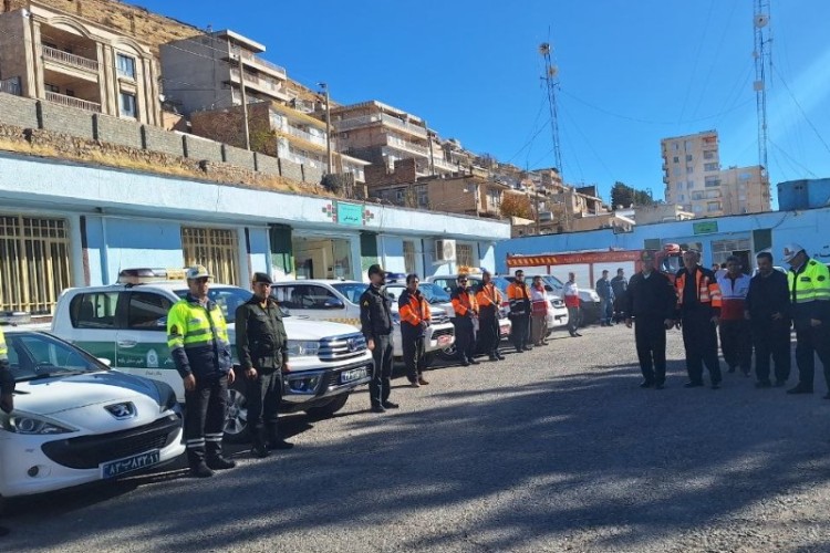 طرح زمستانی پلیس راهور شهرستان پاوه آغاز شد