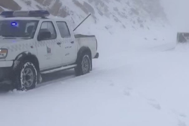 محدودیت تردد در محورهای کوهستانی پاوه