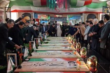 مزار شهدای شهرستان پاوه غبارروبی شد