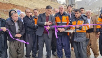 افتتاح و بهره برداری از پروژه بهسازی و روکش آسفالت راه روستای دشه با اعتباری بیش از ۹۰ میلیارد ریال