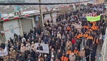 برگزاری راهپیمایی 22 بهمن در پاوه