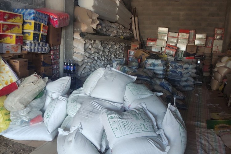 کشف 2انبار غیر مجازنگهداری کالا وخدمات توسط سربازان گمنام امام زمان(عج)اداره اطلاعات شهرستان  در شهر پاوه 