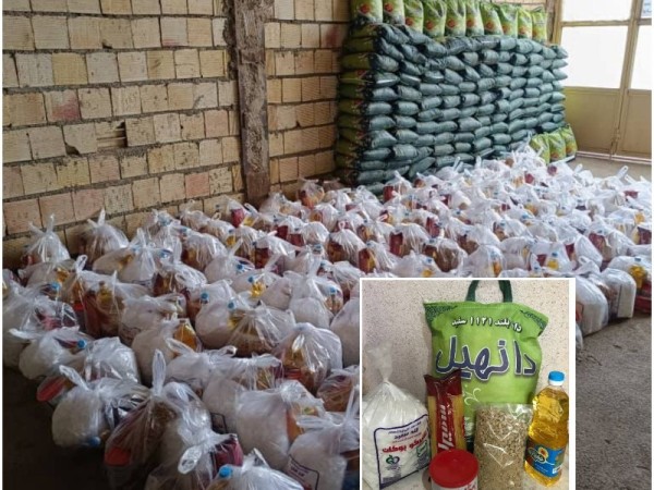 روایتی از وفاداری دختر پاوه‌ای به خاک زادگاهش/توزیع ۱۴۵ سبد غذایی در بین نیازمندان پاوه