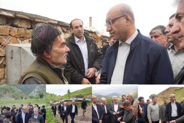 پیگیری میدانی مشکلات عشایر مرزنشین پاوه و جوانرود