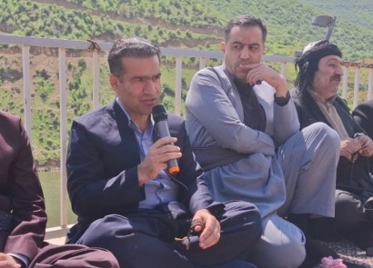 سفر یک روز دکتر عارفی فرماندار سروآباد به روستای زوم و روار