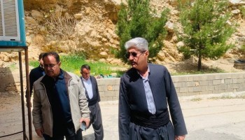 گزارش بازدید مدیرکل نوسازی مدارس استان کرمانشاه از بخش باینگان