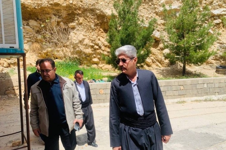 گزارش بازدید مدیرکل نوسازی مدارس استان کرمانشاه از بخش باینگان