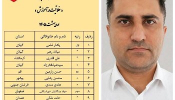 کسب مقام نخست کشوری در پویش «خلاقیت در آموزش» توسط فرهنگی پاوه