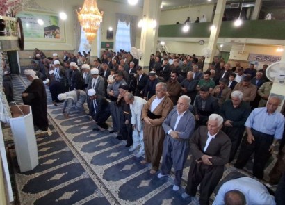اقامه نماز عید سعید قربان در پاوه