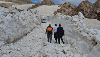 بازگشایی مسیر ارتفاعات شاهو در پیازدول پس از ۳۵ روز تلاش شبانه‌روزی