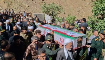 پیکر مرحوم شهید جواد بهرامی در خاک آرام گرفت