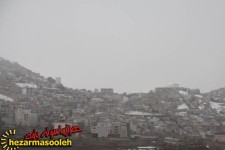 گزارش تصویری از لباس سفید برف بر تن پاوه
