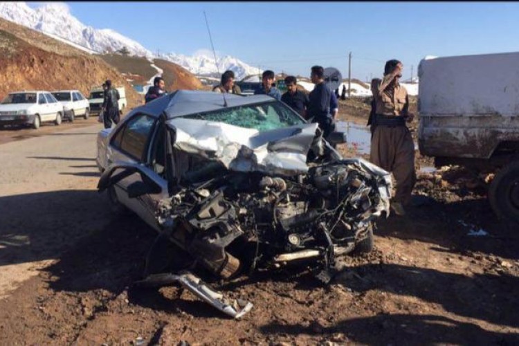 کشته شدن یک نفر بر اثر تصادف در پاوه