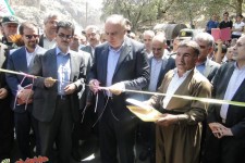 افتتاح آسفالت روستاي دشه پاوه به طول 1200 متر