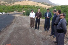 عملیات اصلاح یکی از نقاط حادثه خیز  محور روانسر - پاوه آغاز شد