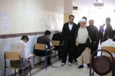 بازدید امام جمعه پاوه از حوزه های برگزاری کنکور سراسری در پاوه