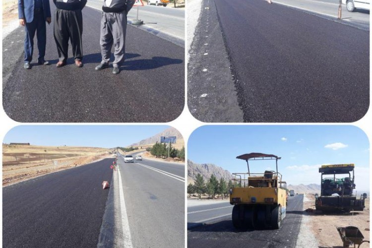 آغاز عملیات آسفالت و بهسازی محور  پاوه ـ روانسر 