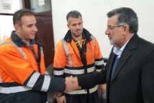 بازدید فرماندار پاوه از راهدارخانه سریاس