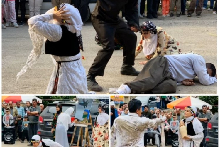تئاتر خیابانی در شهر بانه وره برگزار می شود