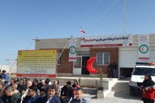 آیین افتتاحیه ۵ پروژه هلال احمر استان کرمانشاه در پاوه