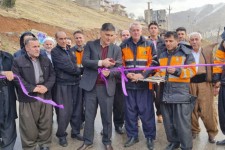 افتتاح و بهره برداری از پروژه بهسازی و روکش آسفالت راه روستای دشه با اعتباری بیش از ۹۰ میلیارد ریال
