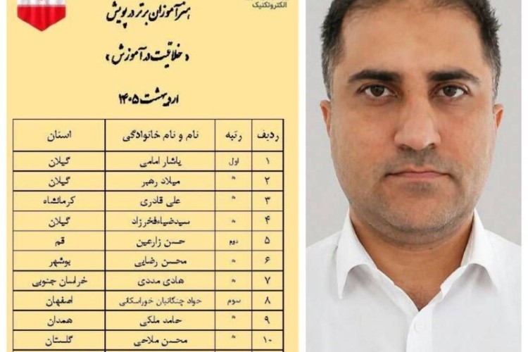 کسب مقام نخست کشوری در پویش «خلاقیت در آموزش» توسط فرهنگی پاوه
