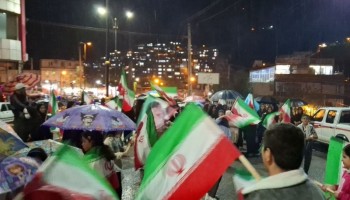 حضور حماسی مردم شهرستان پاوه در هفتادوهفتمین شب متوالی