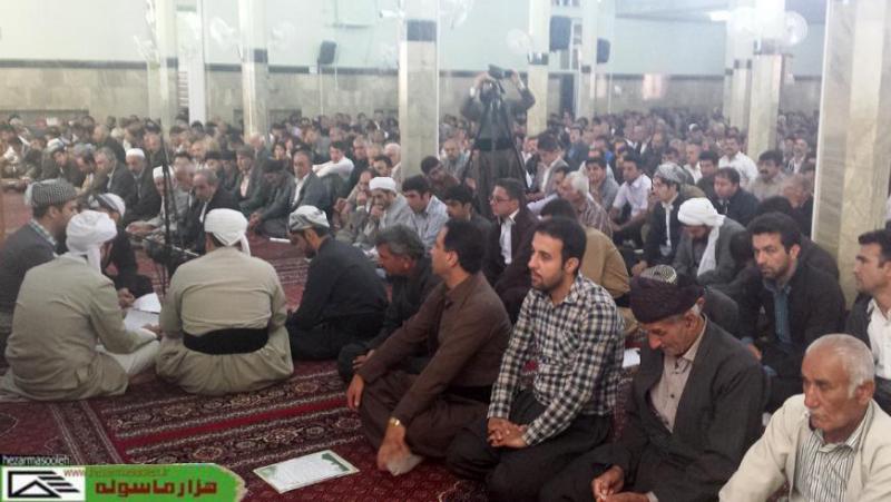 تصاویر اقامه اولین نماز جمعه با شکوه ماه مبارک رمضان در پاوه تصاویر اقامه اولین نماز جمعه با شکوه ماه مبارک رمضان در پاوه