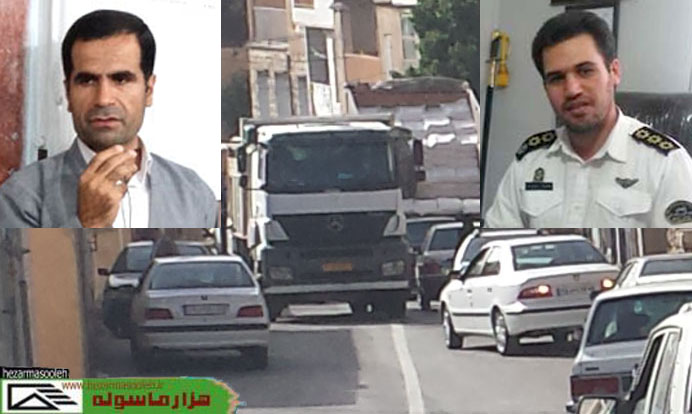 وجود ترافیک سنگین در خیابان ارشاد اسلامی پاوه/ لزوم یک طرفه نمودن این خیابان