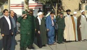 برگزاري رژه نیروهای مسلح منطقه اورامانات در جوانرود با حضور امام جمعه پاوه+ تصاویر