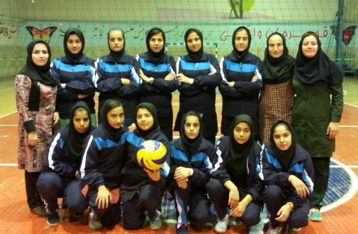 نائب قهرمانی تیم والیبال دانش آموزان پاوه در سطح استان